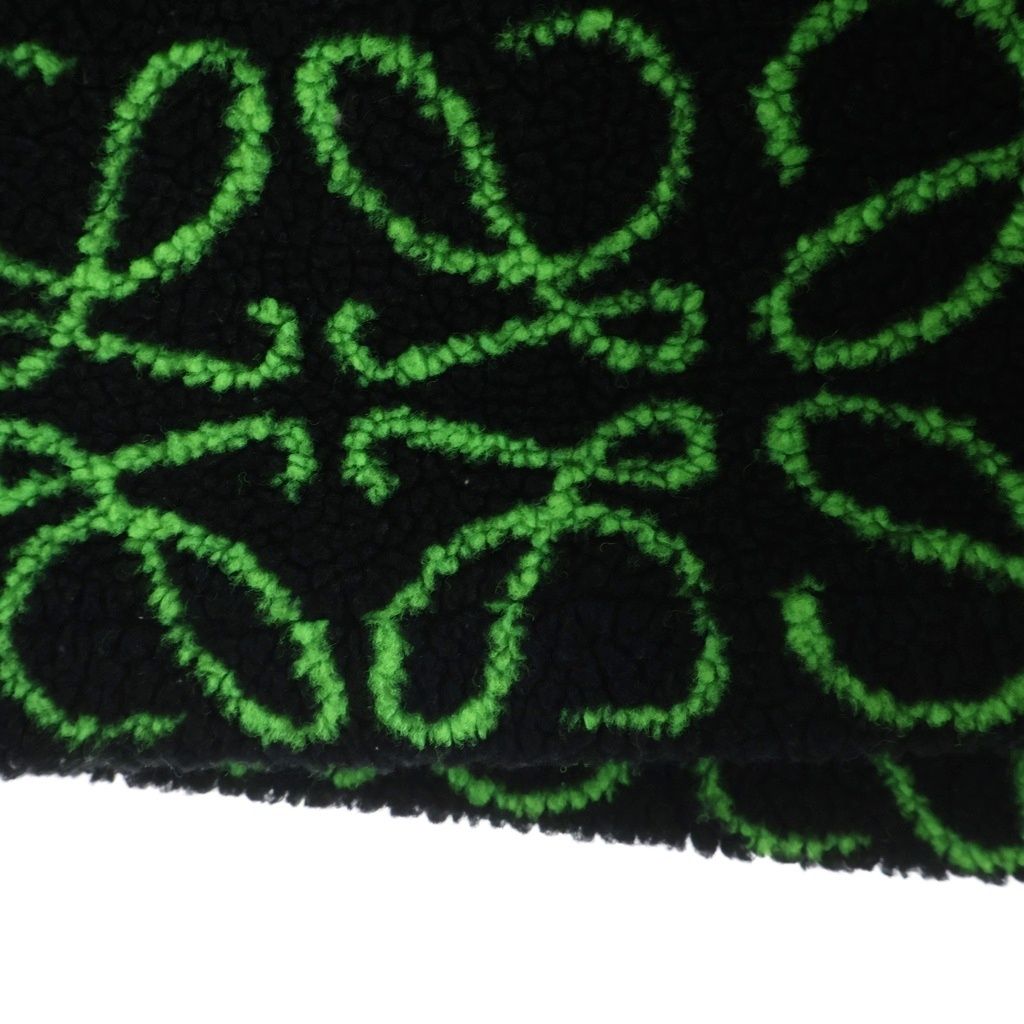 Loewe Jacquard Bermuda Shorts Anagram Black Green — view 6