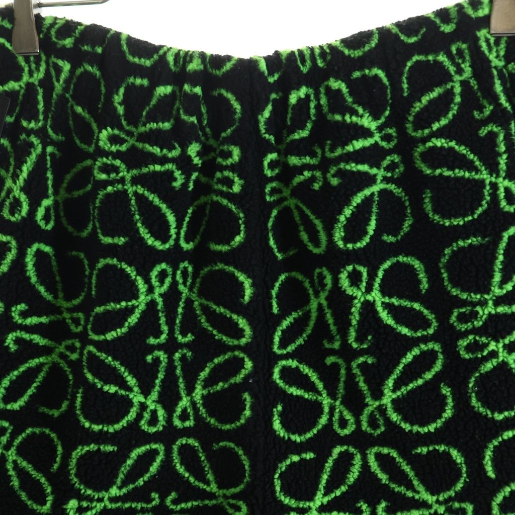 Loewe Jacquard Bermuda Shorts Anagram Black Green — view 3