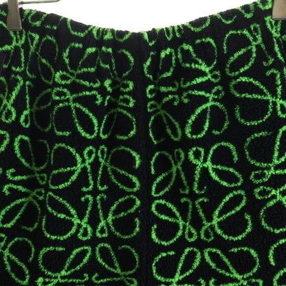 Loewe Jacquard Bermuda Shorts Anagram Black Green — view 3