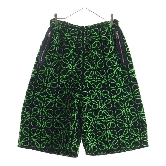 Loewe Jacquard Bermuda Shorts Anagram Black Green