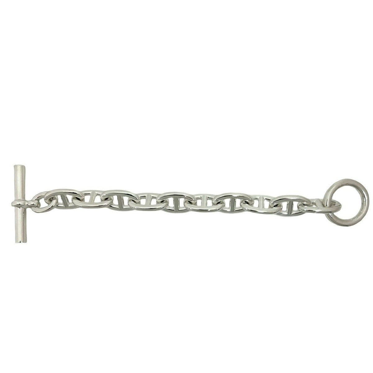 Hermes Chaine D'Ancre TGM Bracelet 925 Sterling Silver — view 6