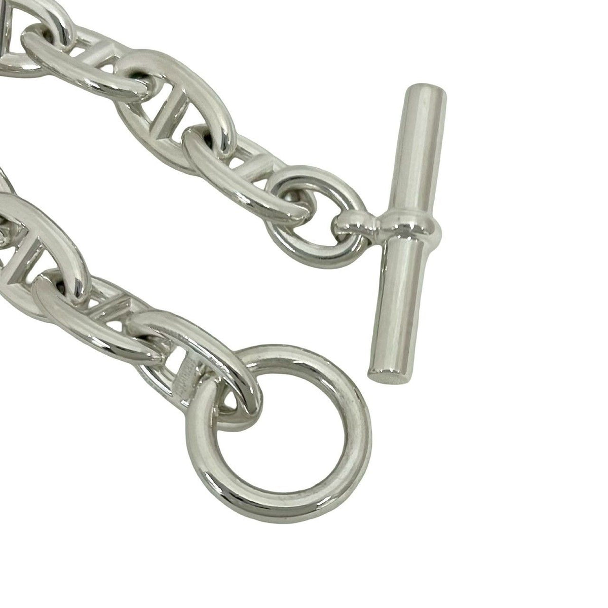 Hermes Chaine D'Ancre TGM Bracelet 925 Sterling Silver — view 5
