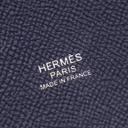 Hermes Handbag Picotin Lock PM Tresage Blue Brick Black Leather PM — view 4