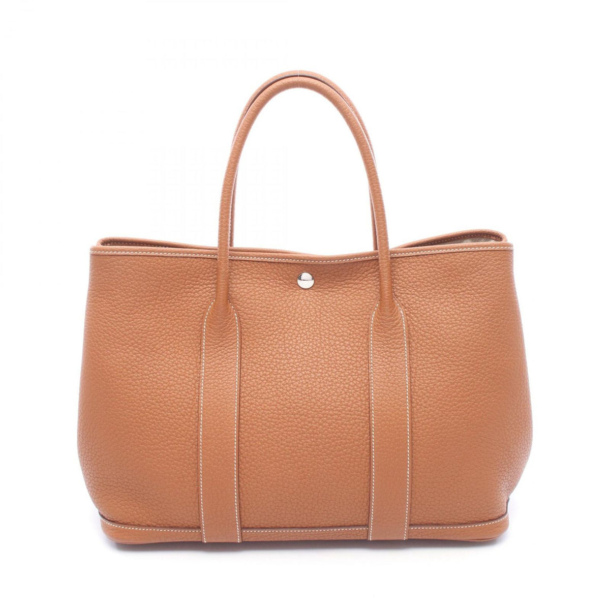 Hermes Tote Bag Garden Party PM Gold Leather