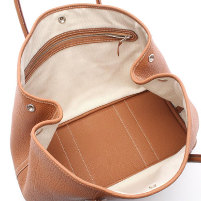 Hermes Tote Bag Garden Party PM Gold Leather — view 3