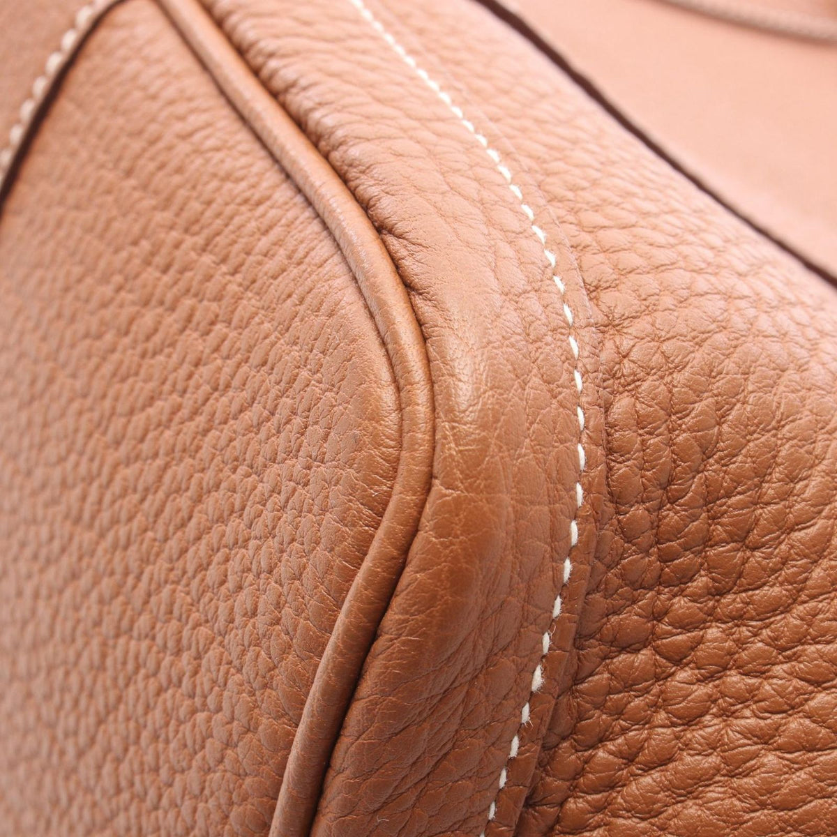 Hermes Tote Bag Garden Party PM Gold Leather — view 6