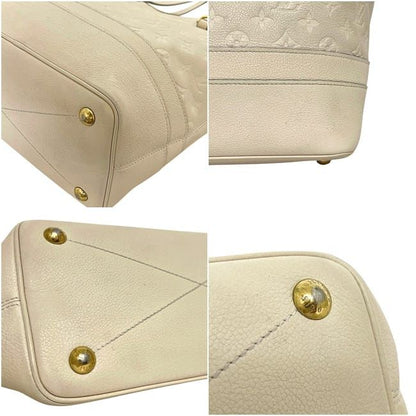 Louis Vuitton Tote Bag Citadines PM Monogram Empreinte Leather Neige Beige — view 8