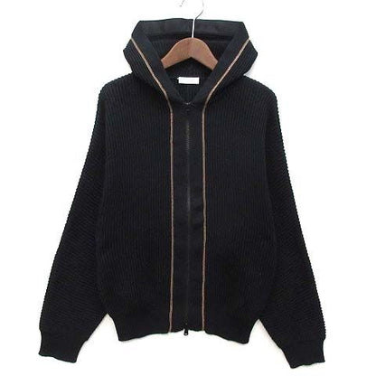 Brunello Cucinelli Moni Re Decoration Cotton Ribbed Knit Zip Up Hoodie Cardigan