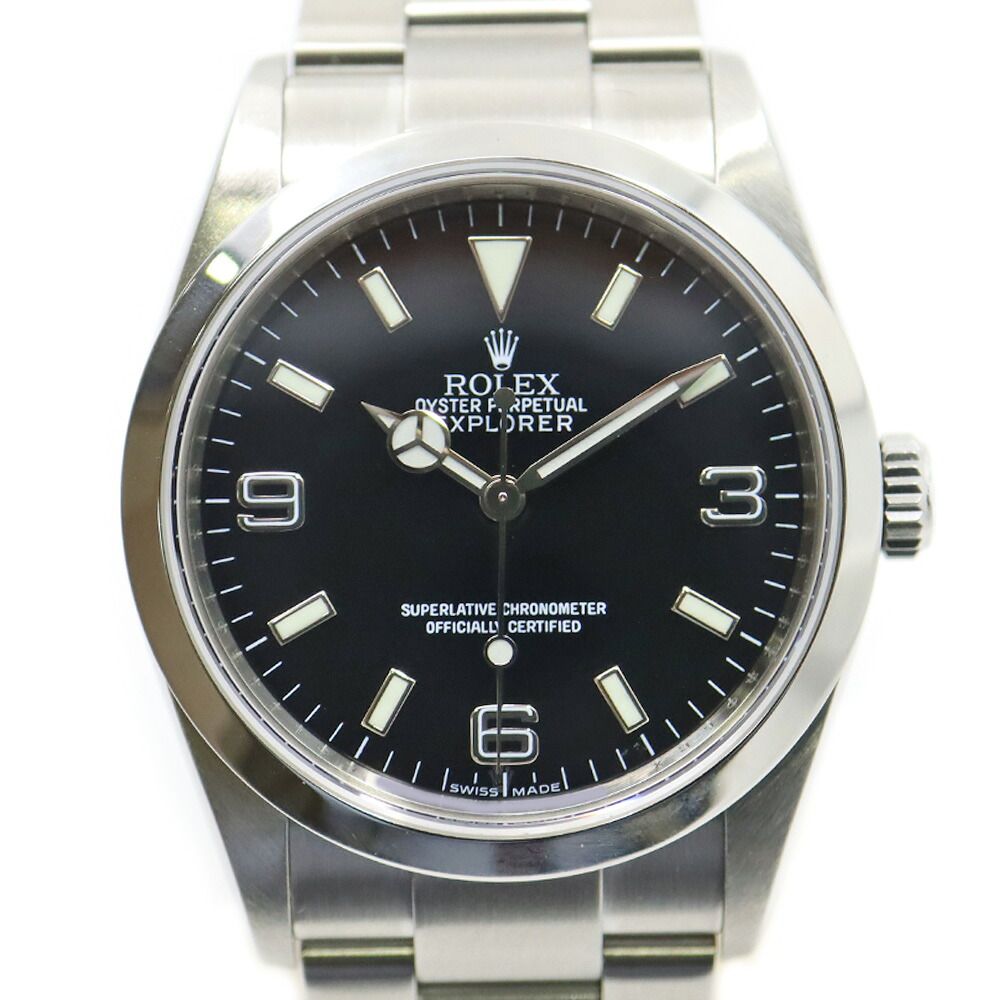 Rolex Black Watch M No SS 36 Automatic