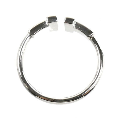 Tiffany & Co 18K White Gold T Wire Diamond Ring — view 4