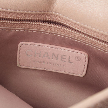 Chanel Rhinestone CC Logo Turnlock Swarovski Chain Shoulder Bag Pink — view 7