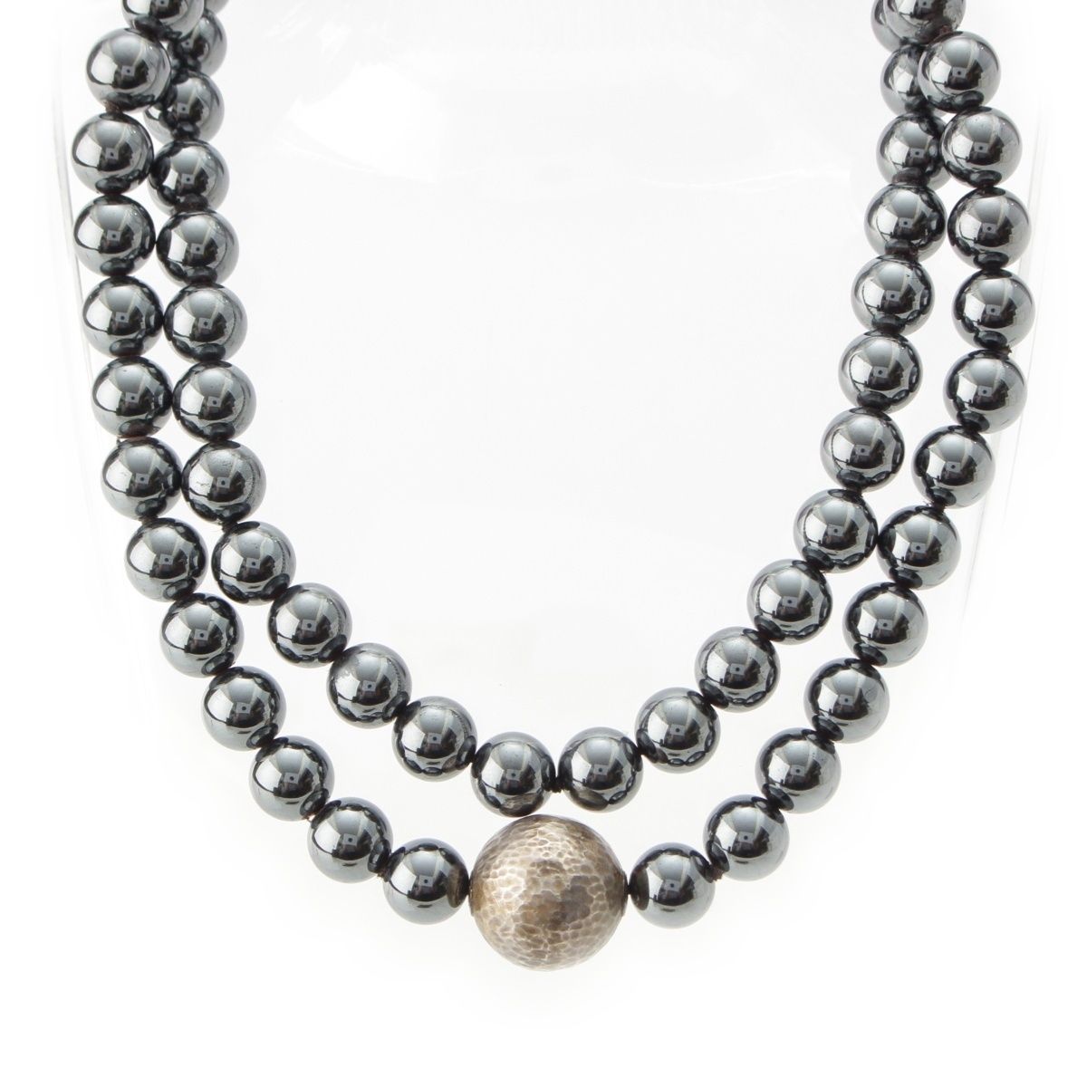 Tiffany & Co Paloma Picasso Hematite Necklace Silver — view 2