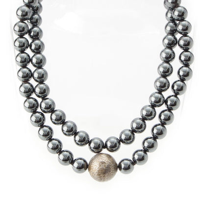 Tiffany & Co Paloma Picasso Hematite Necklace Silver — view 2