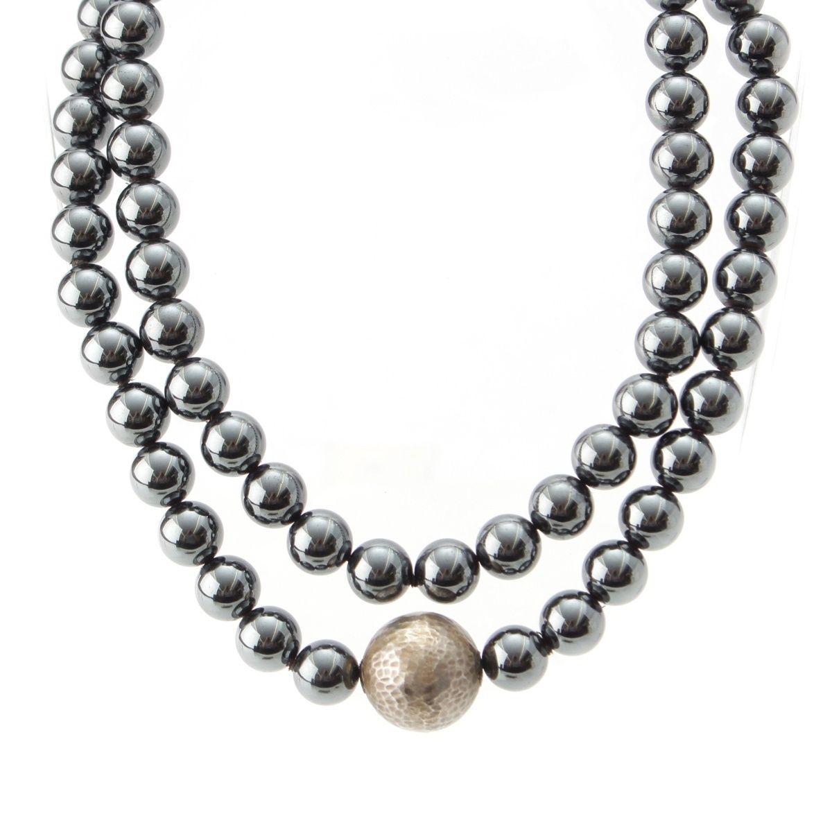 Tiffany & Co Paloma Picasso Hematite Necklace Silver