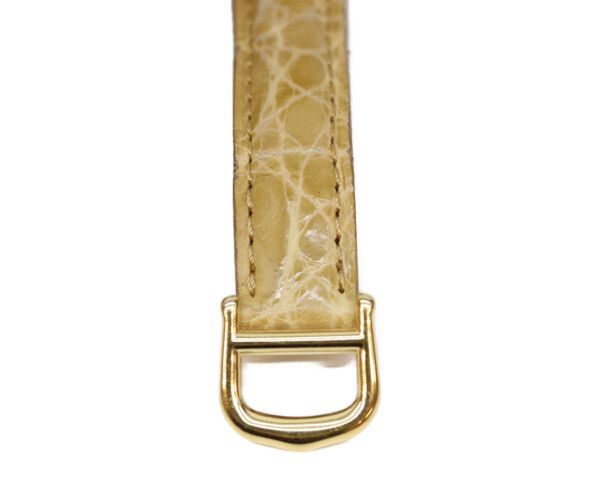 Cartier 925 Must Colisee Vermeil SM Gold Dial Quartz Leather — view 8