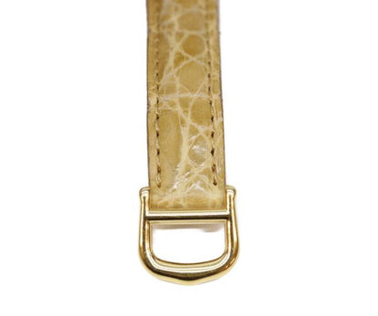 Cartier 925 Must Colisee Vermeil SM Gold Dial Quartz Leather — view 8