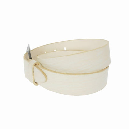 Dolce & Gabbana Leather Buckle Belt White 85 — view 3