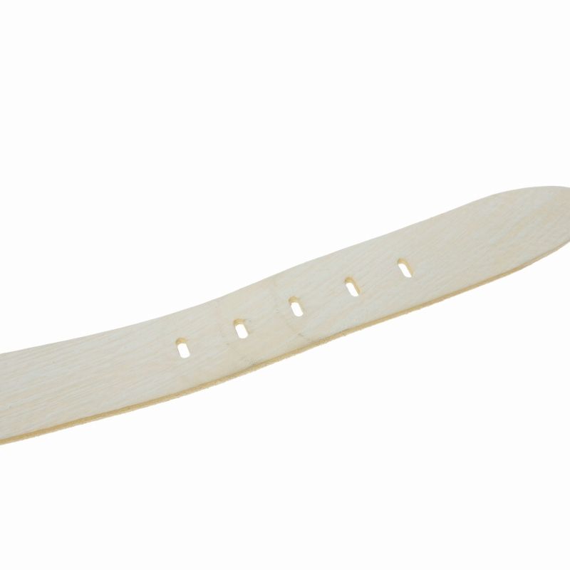 Dolce & Gabbana Leather Buckle Belt White 85 — view 6