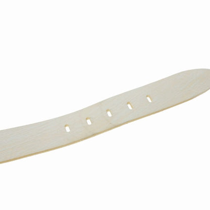 Dolce & Gabbana Leather Buckle Belt White 85 — view 6
