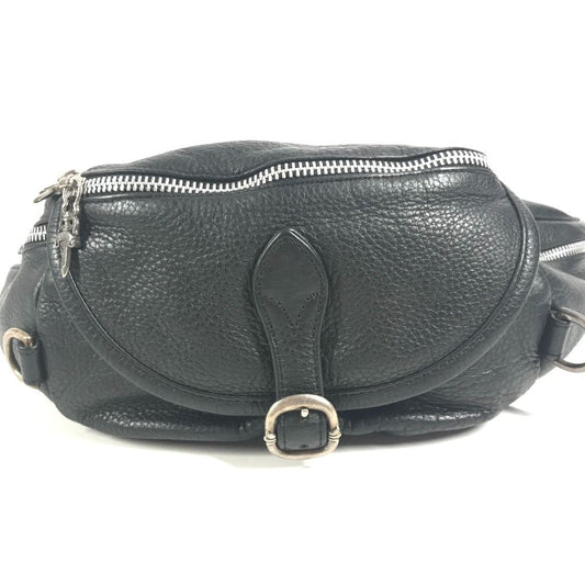 Chrome Hearts Belt Bag Snat Pack Leather Black