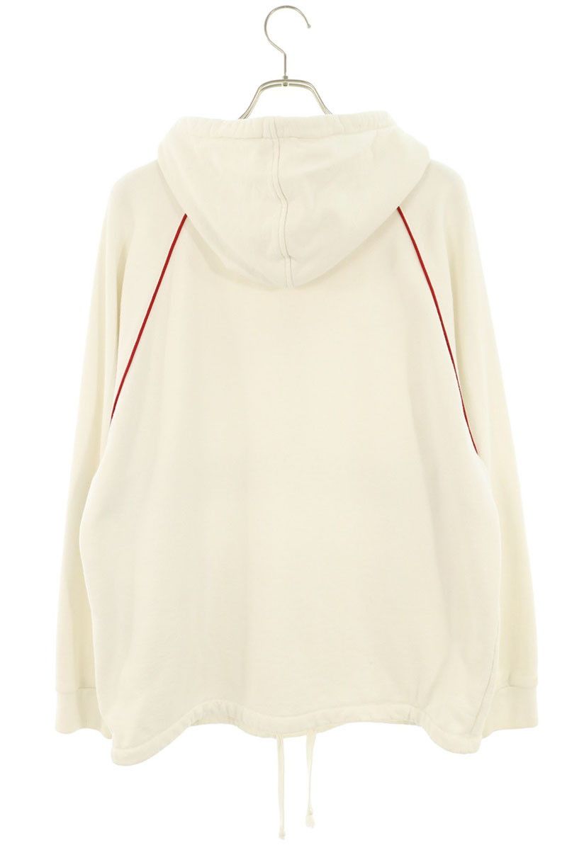 Gucci Logo Label Half Zip Hoodie — view 2