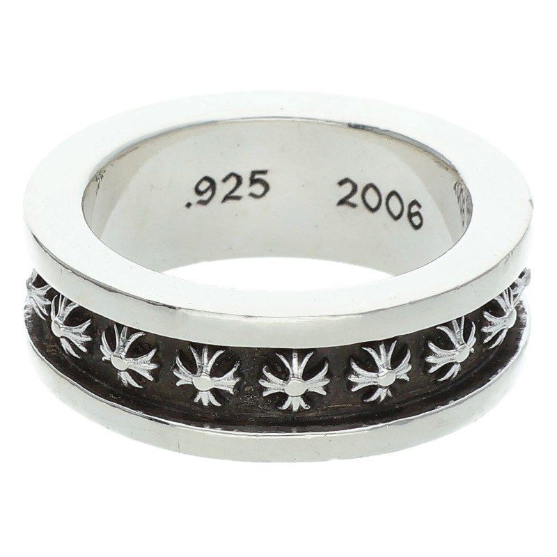 Chrome Hearts CH Prs Mini CH Plus Mini Silver Ring