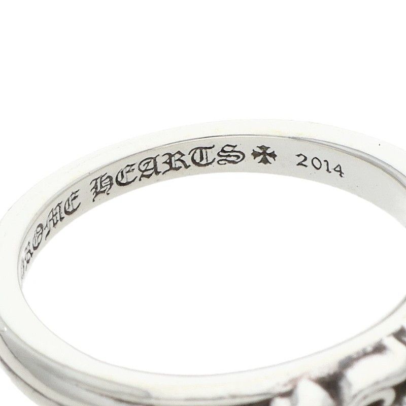 Chrome Hearts Baby P D Classic Dagger Pave Diamond Silver Ring — view 4