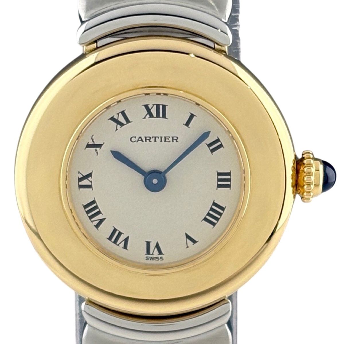 Cartier Coudray Colise Watch SS YG Quartz Beige