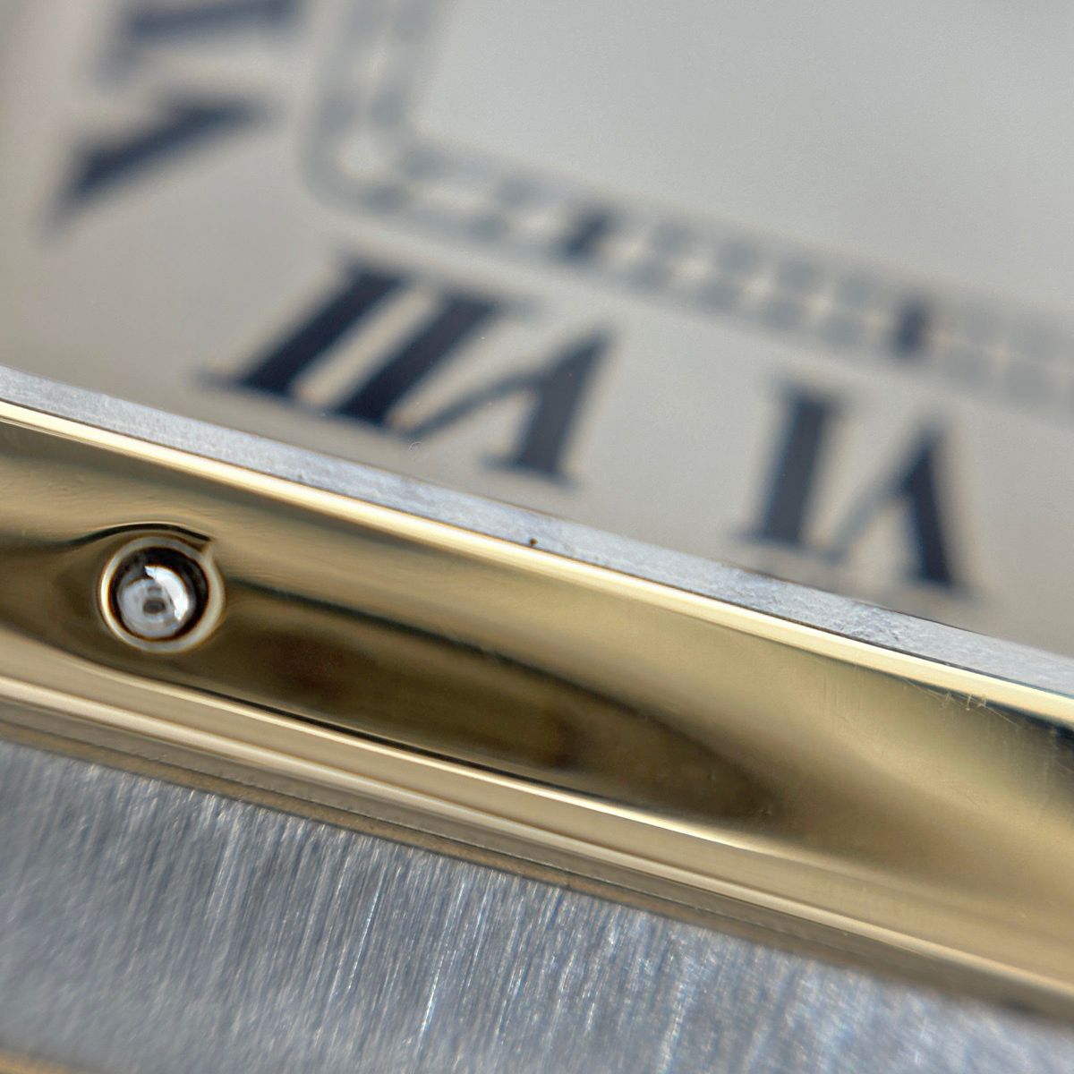 Cartier Panthère MM 3 Row Watch SS YG Quartz Ivory — view 7