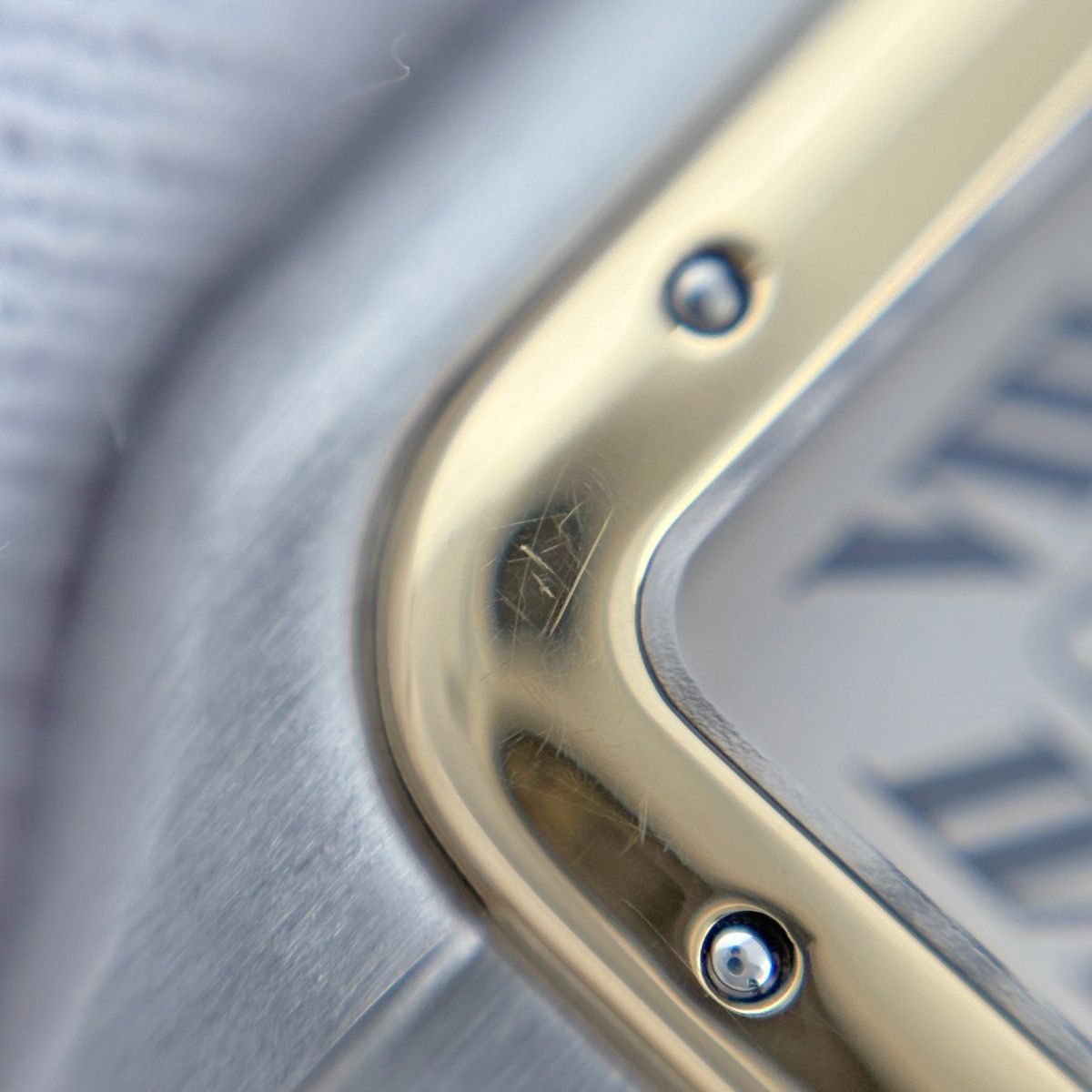 Cartier Panthère MM 3 Row Watch SS YG Quartz Ivory — view 8
