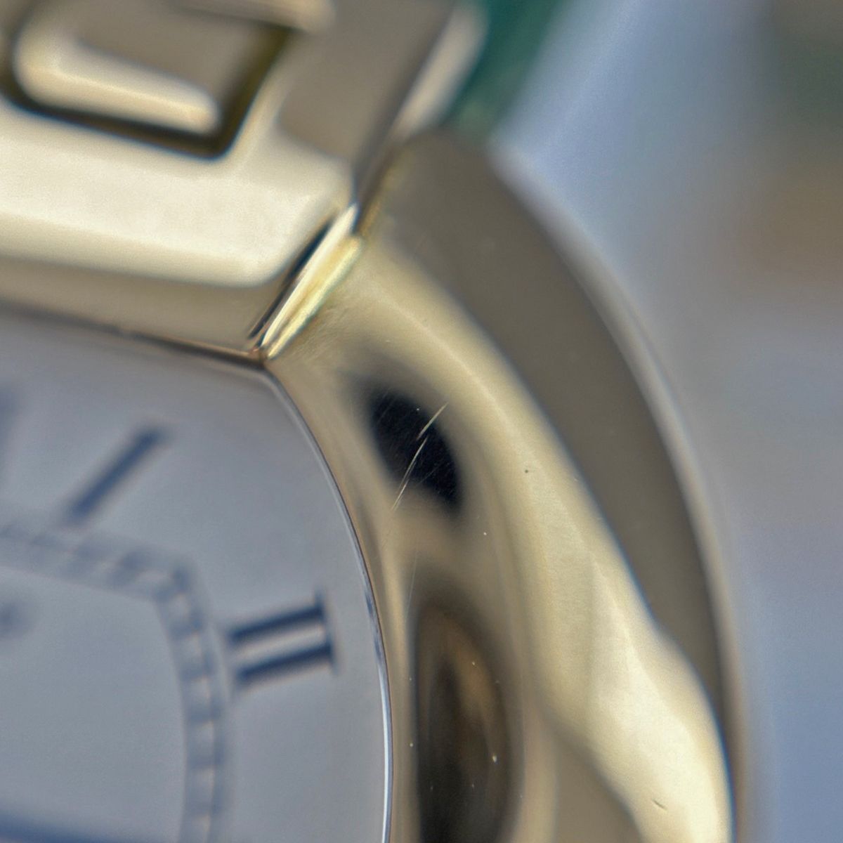 Cartier Ellipse Watch YG Leather Quartz Ivory — view 8