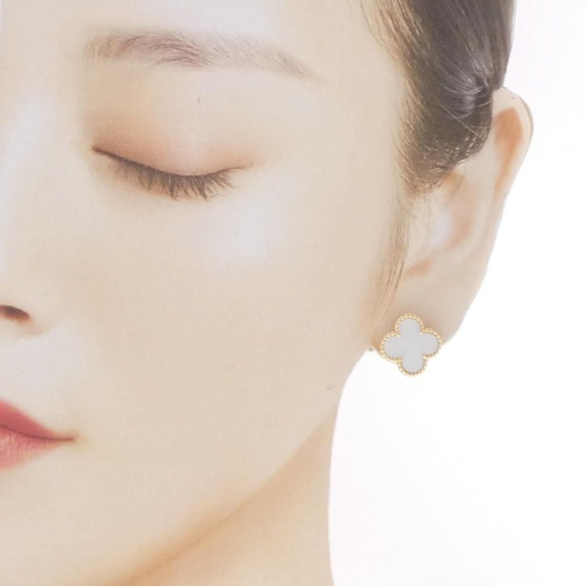 Van Cleef & Arpels Vintage Alhambra Earrings — view 4