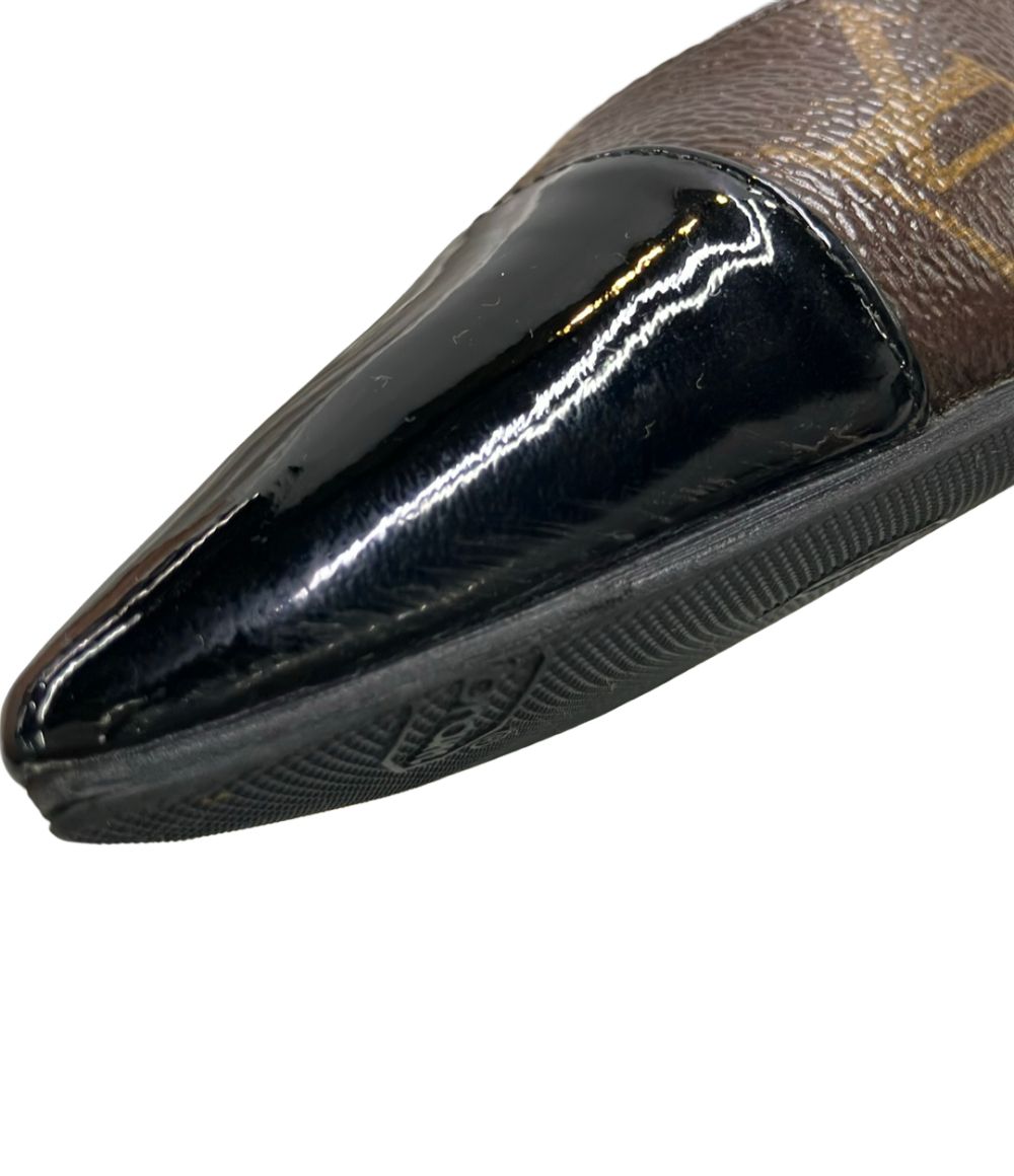 Louis Vuitton Monogram Pointed Toe Pumps M Heel 36.5 — view 7
