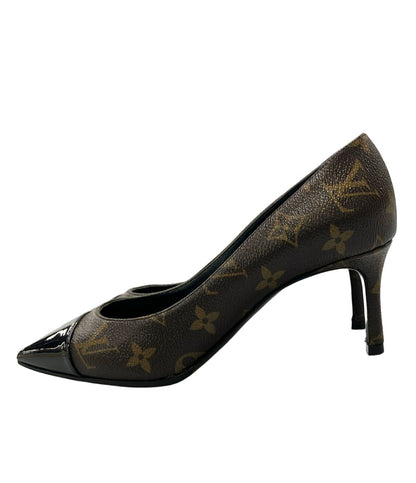 Louis Vuitton Monogram Pointed Toe Pumps M Heel 36.5 — view 2