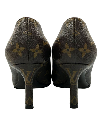 Louis Vuitton Monogram Pointed Toe Pumps M Heel 36.5 — view 3