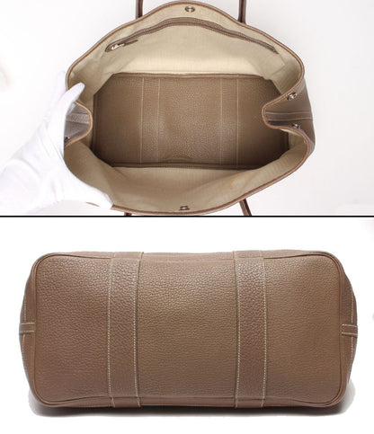 Hermes Tote Bag Silver Garden Party PM — view 3