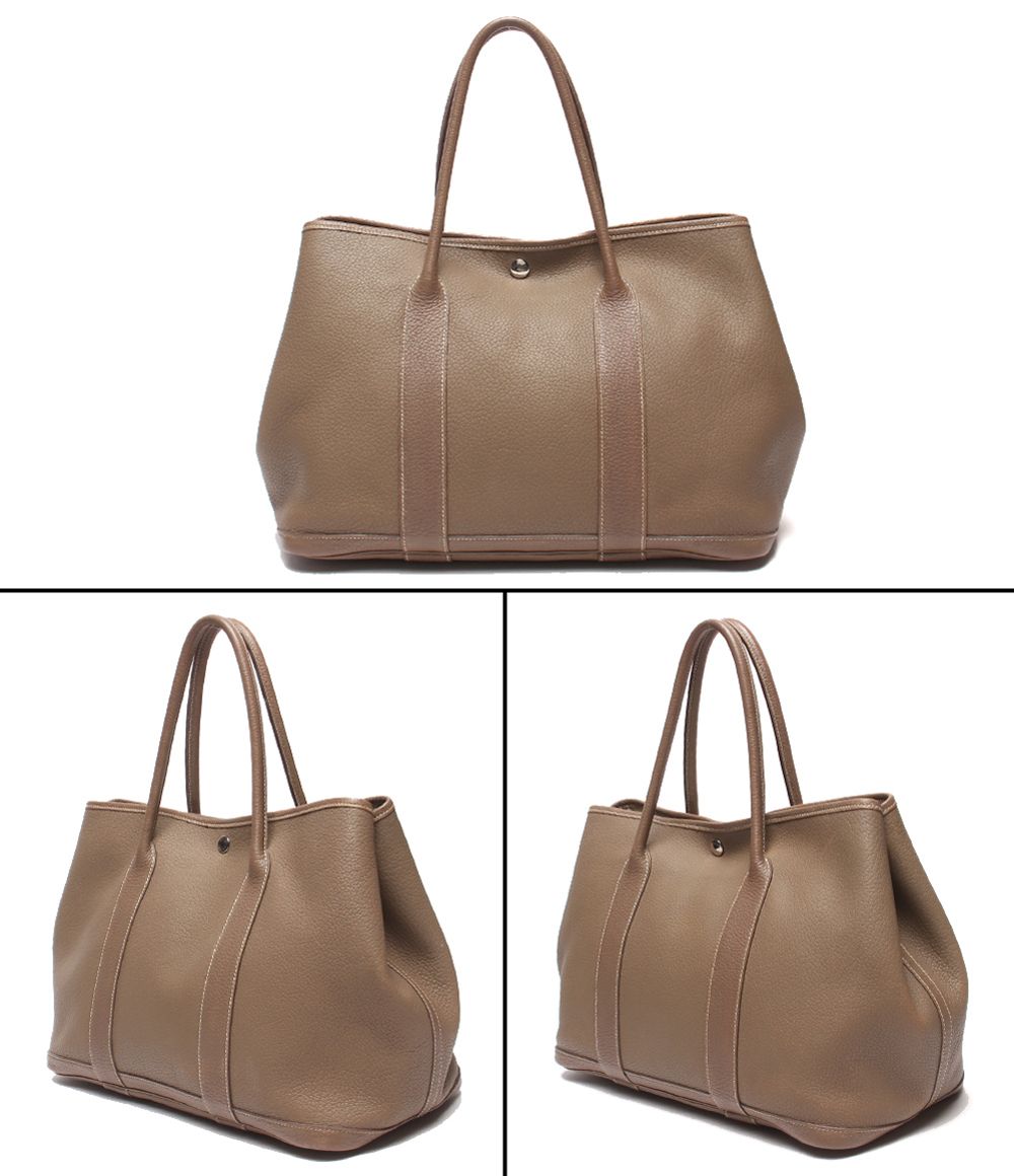 Hermes Tote Bag Silver Garden Party PM — view 2