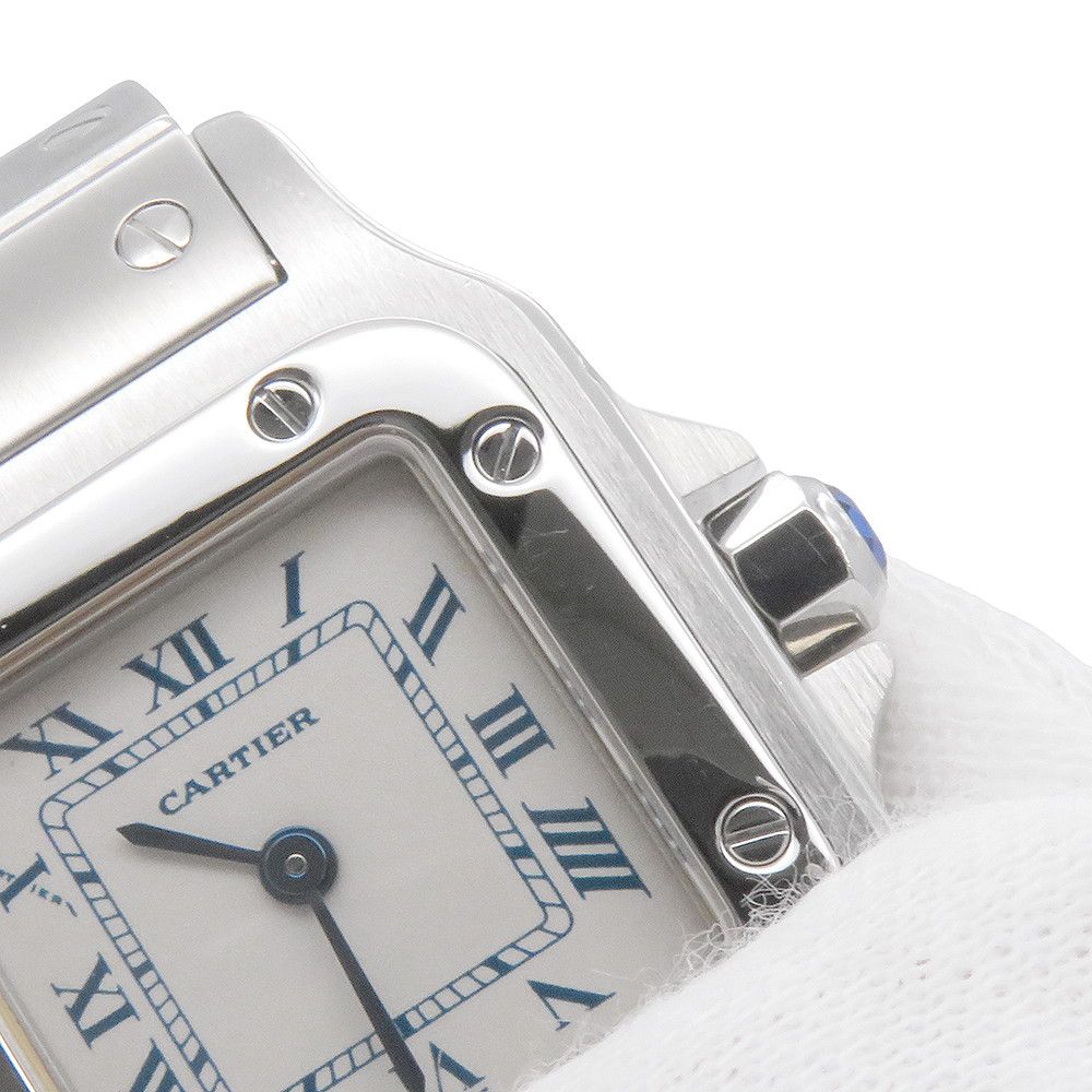 Cartier Santos Galbee SM Watch White Dial Quartz — view 6