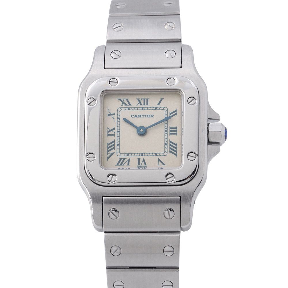 Cartier Santos Galbee SM Watch White Dial Quartz