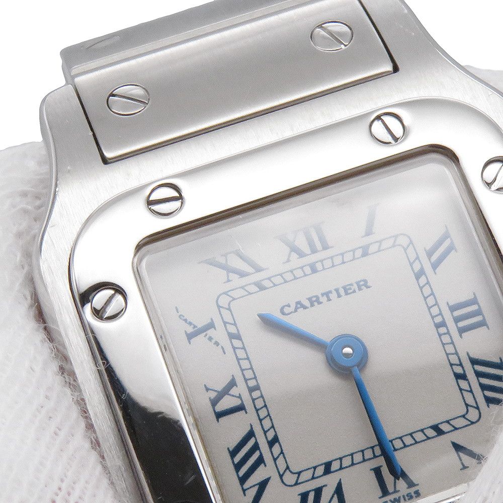 Cartier Santos Galbee SM Watch White Dial Quartz — view 5