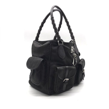 Dior Vintage Brea Hand Bag Nylon Khaki — view 2