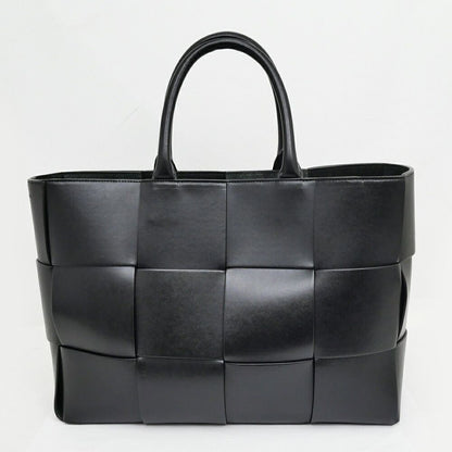 Bottega Veneta Arco Tote Bag Black Intrecciato Calf Leather — view 7