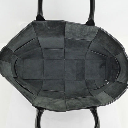 Bottega Veneta Arco Tote Bag Black Intrecciato Calf Leather — view 5