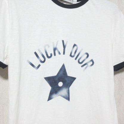Dior Lucky Print Ring T-Shirt XS White — view 3