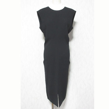 Max Mara Studio White Collared Sleeveless Dress 34 Black