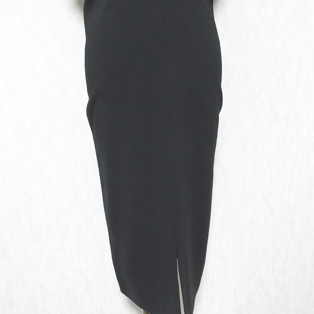Max Mara Studio White Collared Sleeveless Dress 34 Black — view 5