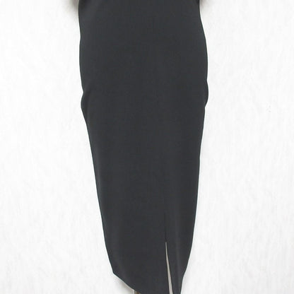 Max Mara Studio White Collared Sleeveless Dress 34 Black — view 5