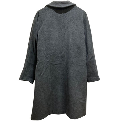 Max Mara Cashmere Blend Wool Over Chesterfield 38 Gray Jacket — view 4