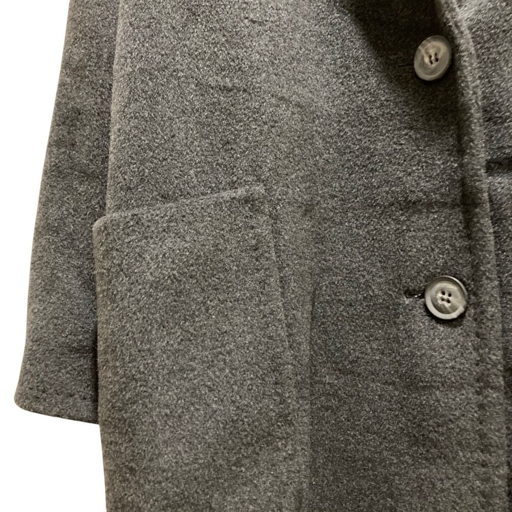 Max Mara Cashmere Blend Wool Over Chesterfield 38 Gray Jacket — view 3