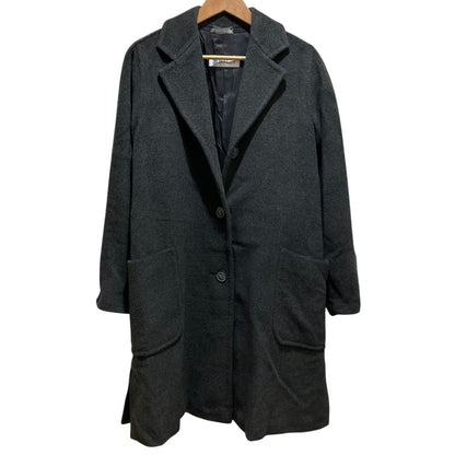 Max Mara Cashmere Blend Wool Over Chesterfield 38 Gray Jacket